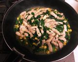 豚肉とほうれん草のWオイスター炒め作り方4写真