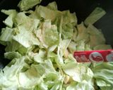 春キャベツとエリンギのシンプルごま油炒め作り方4写真