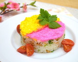 お手軽♡鶏そぼろと三つ葉のお寿司♪作り方2写真