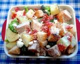 塩トマトで！新ジャガと焼豚のグリル✿作り方7写真