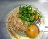 【簡単】たまごおかか丼作り方1写真