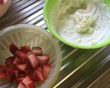 オシャレなストライプ柄イチゴロールケーキ作り方18写真