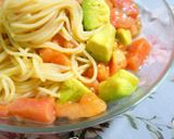 ♦アボカドとトマトの冷製パスタ♦作り方3写真