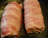 ひき肉のベーコン巻作り方9写真