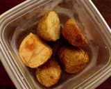 残りのフライドポテトが♡エッグスラットに作り方1写真