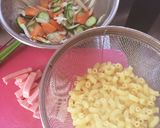 たっぷり野菜☆マカロニサラダ作り方1写真