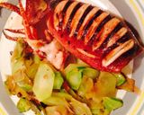 イカ丸焼き☆ガーリックレモンバターソース作り方4写真