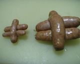 お弁当に入れてね♪とんぼちゃんウインナー作り方3写真