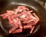 ごぼうと牛の甘辛煮 山椒ぴりり作り方3写真