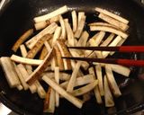 ごぼうと牛の甘辛煮 山椒ぴりり作り方4写真