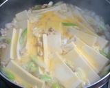 鶏ひき肉＆高野豆腐（凍み豆腐）の玉子とじ作り方6写真