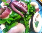 *菜の花といかのささっと煮*作り方4写真