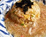 香りと旨味がたっぷりの毛ガニ炒飯♪作り方7写真