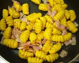 ♥かぼちゃのニョッキのカルボナーラ♥作り方7写真