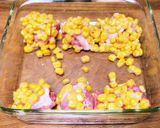 春色 豚肉スライスのとうもろこし鹿の子風作り方4写真