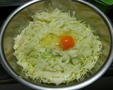 材料2つだけ！簡単キャベツのたまご焼き作り方2写真