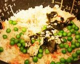 グリーンピースと桜えびご飯作り方6写真
