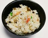 グリーンピースと桜えびご飯作り方8写真