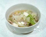豚肉のスープ(辛み調節 韓国風)作り方7写真