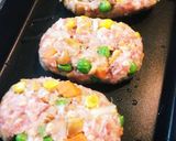 超簡単☆乾パン ハンバーグ作り方3写真
