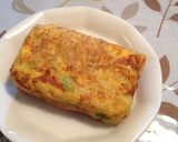 キッシュみたいな塩焼そば入たまご焼き弁当作り方5写真
