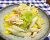 春キャベツと鶏ささみの柚子胡椒サラダ作り方5写真