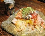 冷たいビールを呑む時の広島風お好み焼き作り方11写真