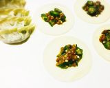 オクラと納豆で♪ネバネバ揚げ餃子☆作り方4写真