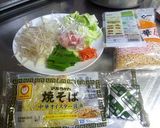 マルちゃん焼きそばでお弁当作り方1写真
