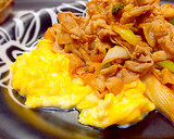 超簡単♡長ネギと豚肉のふわ卵甘辛炒め作り方9写真