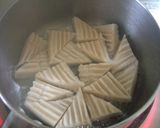 ほんのり甘口♡胡桃味噌のもち麩田楽✿作り方4写真