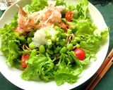野菜たっぷり＊サラダおろしそば。作り方8写真