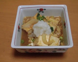 揚げだし豆腐と新タマネギの卵とじ作り方4写真