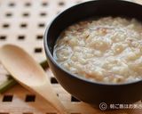 簡単！炊飯器で簡単に麦入りかつお節のお粥作り方1写真