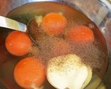 三色丼☆挽肉・人参・卵☆簡単栄養ランチ作り方4写真