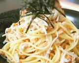 胡麻油香る♡梅とツナのえのきパスタ★作り方3写真