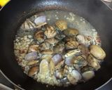 水つけパスタ ボンゴレビアンコ作り方4写真