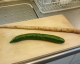 ピリ辛♪ごぼう＆きゅうりマヨネーズ豆板醤作り方1写真