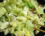 家庭で作ってみました、富士宮焼きそば作り方2写真