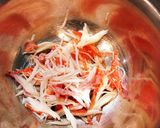 カニカマで☆カニの三杯酢風作り方3写真