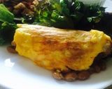 油なしで納豆オムレツ作り方3写真