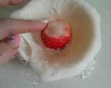 ハマる！生クリームたっぷり雪苺娘♡苺大福作り方13写真