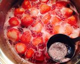 苺ジャム&苺シロップ♡1度に苺から作る！作り方3写真