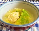 春キャベツと鶏ささみつくねの お味噌汁作り方4写真
