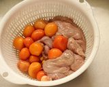 簡単♪絶品★鳥もつ煮（鶏モツ煮込み）作り方2写真
