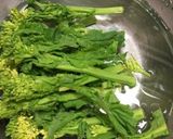 菜の花とアサリの味噌バターパスタ作り方3写真