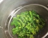 菜の花とアサリの味噌バターパスタ作り方8写真