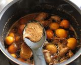 簡単♪絶品★鳥もつ煮（鶏モツ煮込み）作り方6写真