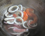 簡単～炊飯器でパエリア作り方3写真