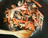 キクイモ、4種キノコなど激旨の油炒め作り方7写真